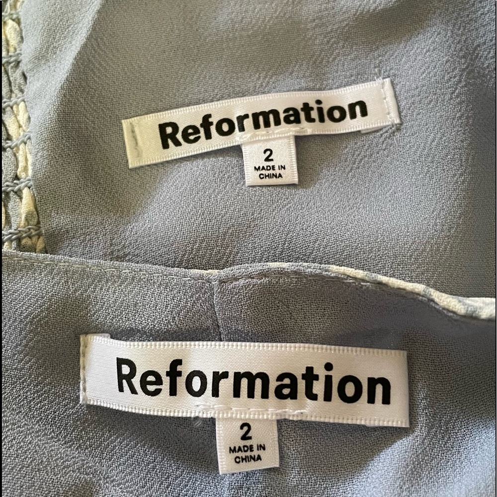Reformation Sinead Two Piece Sofie AUTHENTIC - Picture 12 of 15